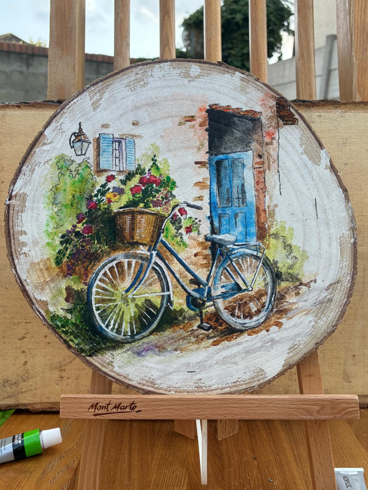 Blue Bike and Door